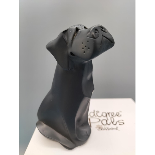 397 - Boxed My Pedigree Pals Arora Design 'Black Labrador' Figure. 11.5cm Tall.