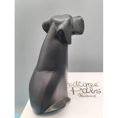 397 - Boxed My Pedigree Pals Arora Design 'Black Labrador' Figure. 11.5cm Tall.