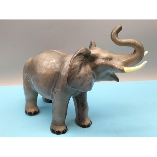401 - Melba Ware Figure of an Elephant. 20cm High x 27cm.