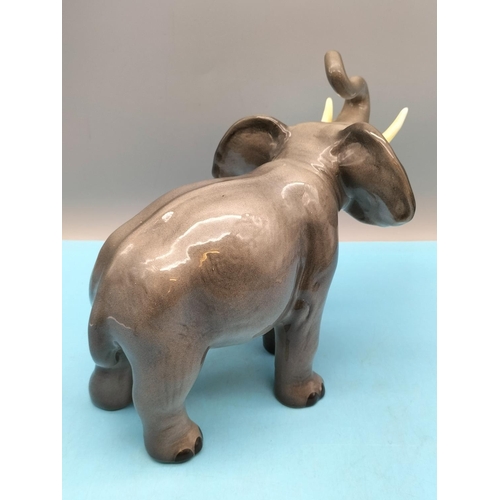 401 - Melba Ware Figure of an Elephant. 20cm High x 27cm.