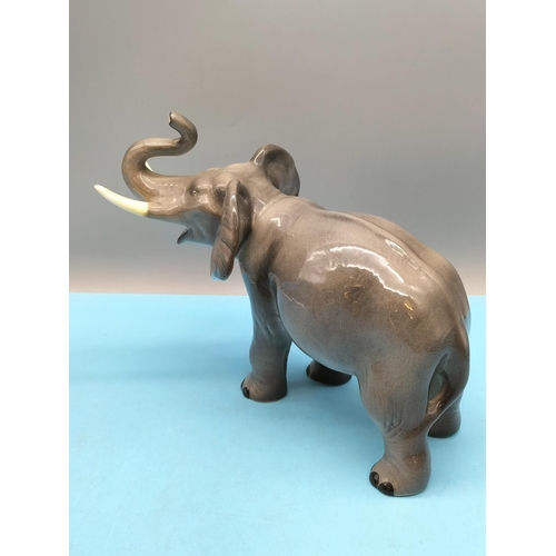 401 - Melba Ware Figure of an Elephant. 20cm High x 27cm.