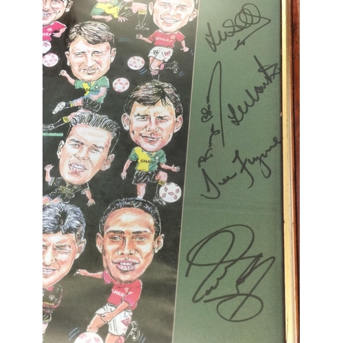 412 - Rare Framed and Signed Manchester United Premier League Champions 1992-1993 Autograph Picture. 55cm ... 