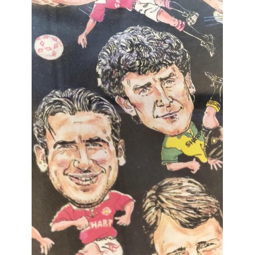 412 - Rare Framed and Signed Manchester United Premier League Champions 1992-1993 Autograph Picture. 55cm ... 