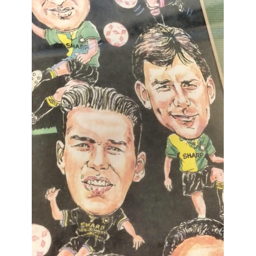 412 - Rare Framed and Signed Manchester United Premier League Champions 1992-1993 Autograph Picture. 55cm ... 