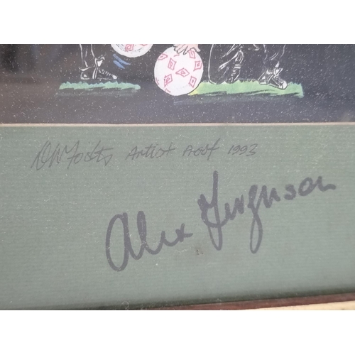 412 - Rare Framed and Signed Manchester United Premier League Champions 1992-1993 Autograph Picture. 55cm ... 