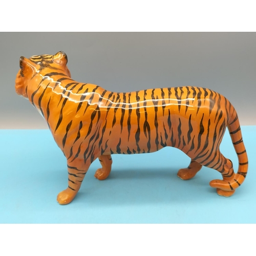 44 - Beswick Figure of a Bengal Tiger, 19cm x 27cm. Small Flake to Underside of Rear Paw, Not Visible on ... 