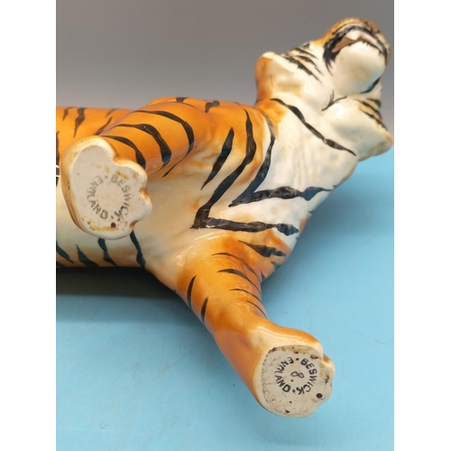 44 - Beswick Figure of a Bengal Tiger, 19cm x 27cm. Small Flake to Underside of Rear Paw, Not Visible on ... 