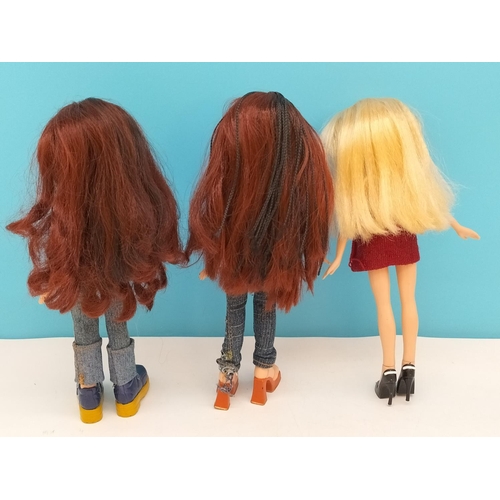 76 - Bratz Dolls (3) to include 'Phoebe Good Girl' and her Twin 'Roxxi' plus One Other.