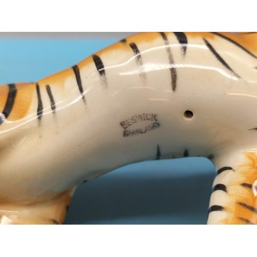 86 - Beswick Small Figure of a Tiger. 10cm x 21cm.