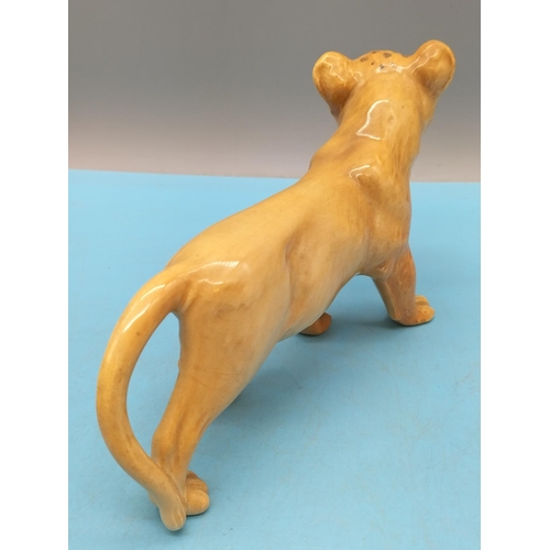 88 - Beswick Figure of a Lion Cub 9cm x 16cm.