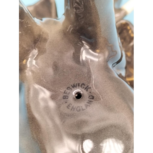 89 - Beswick Small Figure of an Elephant. 12cm High, 19cm Long.