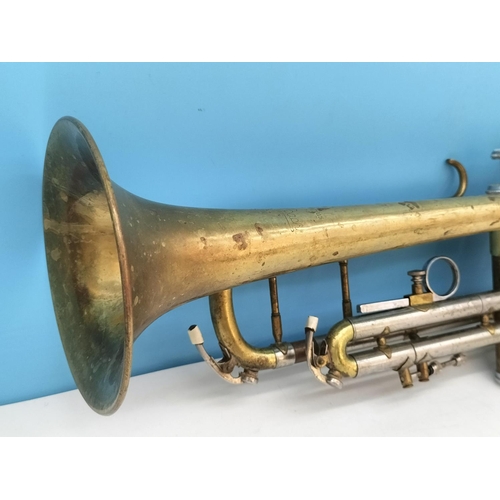 112 - Rare Stradivarius Brass Trumpet. Model 72.