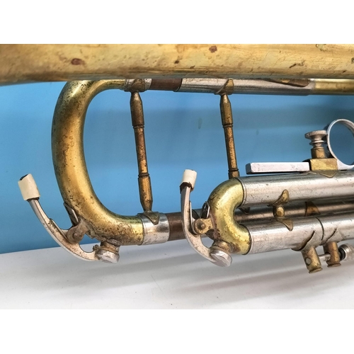 112 - Rare Stradivarius Brass Trumpet. Model 72.