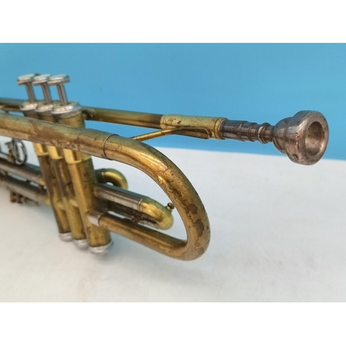 112 - Rare Stradivarius Brass Trumpet. Model 72.
