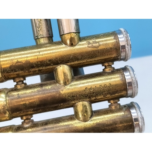 112 - Rare Stradivarius Brass Trumpet. Model 72.