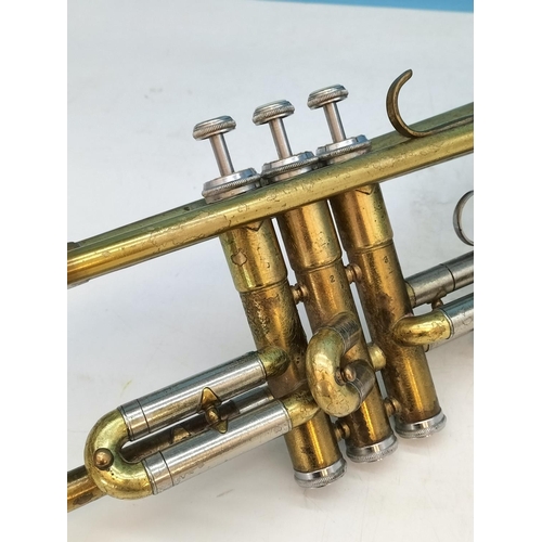 112 - Rare Stradivarius Brass Trumpet. Model 72.