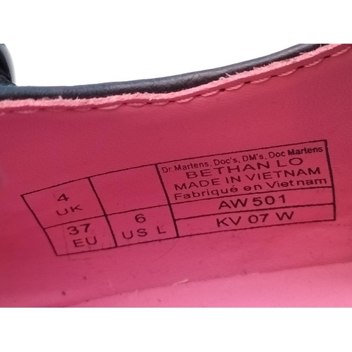 114 - Limited Edition Dr Marten Lazy Oaf 'Bethan Lo' Shoes. Size 4. New in Box.