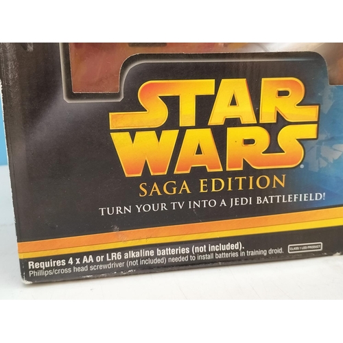 116 - Sealed Star Wars Saga Edition TV Lightsaber Battle Game 2005 by Tiger