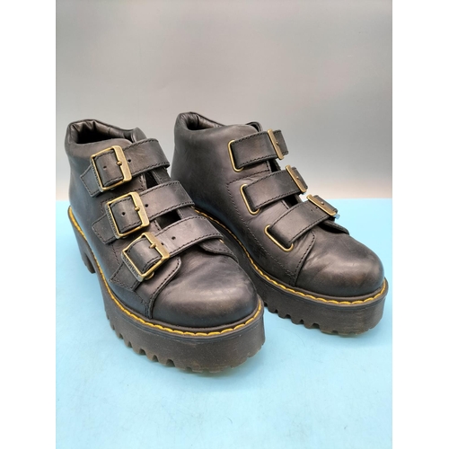 202 - Dr Martens 'Coppola' Heeled Shoes. Size 4.