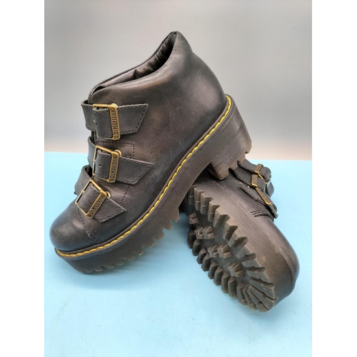 202 - Dr Martens 'Coppola' Heeled Shoes. Size 4.