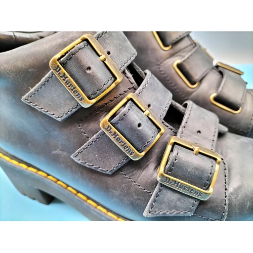 202 - Dr Martens 'Coppola' Heeled Shoes. Size 4.