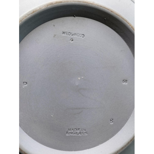 215 - Wedgwood Jasper Large 18cm High Tobacco Jar plus Fruit Bowl.