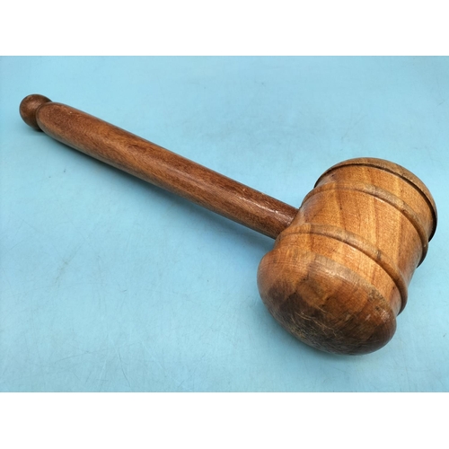 224 - Pine Cricket Mallet. 31cm Long.