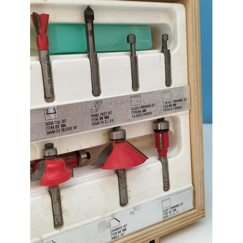 314 - Boxed Freud Router Woodwork Bit Set.