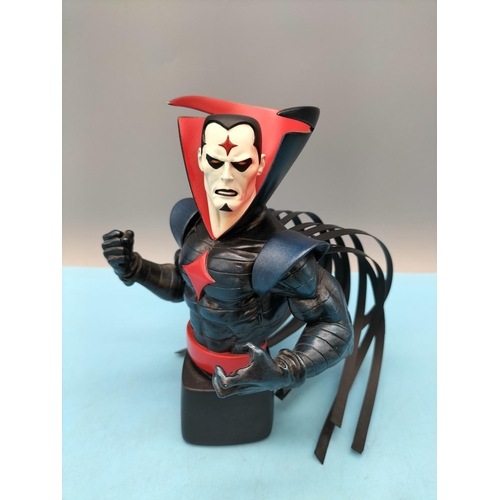 330 - Boxed Marvel Randy Bowen Design 'Mr Sinister' Mini Bust 2002. Limited Edition 2227/6,000.