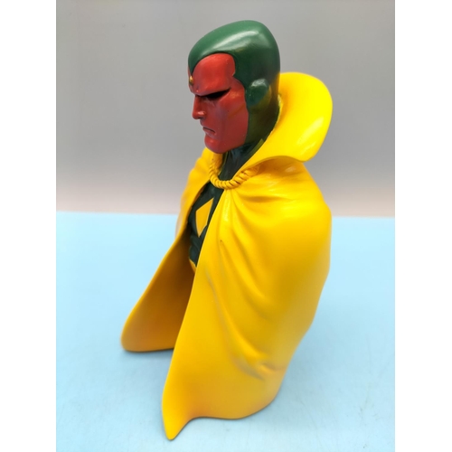 332 - Boxed Marvel Randy Bowen Design 'The Vision' Mini Bust. Limited Edition 4394/5,000.