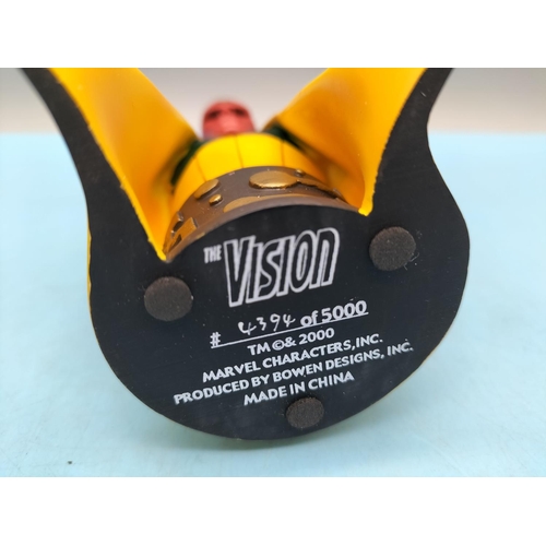 332 - Boxed Marvel Randy Bowen Design 'The Vision' Mini Bust. Limited Edition 4394/5,000.
