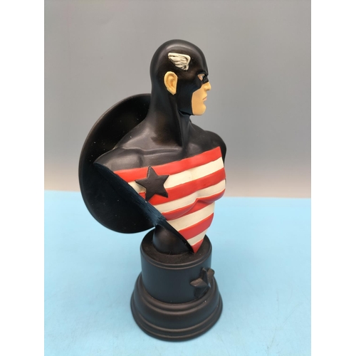 334 - Boxed Marvel Randy Bowen Design 'U.S Agent' Mini Bust. Limited Edition 3,726/5,000.