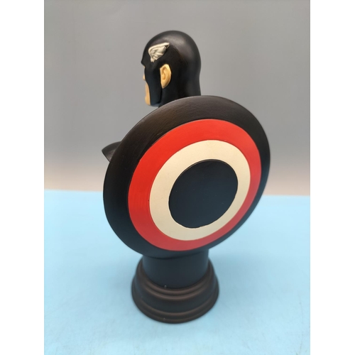 334 - Boxed Marvel Randy Bowen Design 'U.S Agent' Mini Bust. Limited Edition 3,726/5,000.