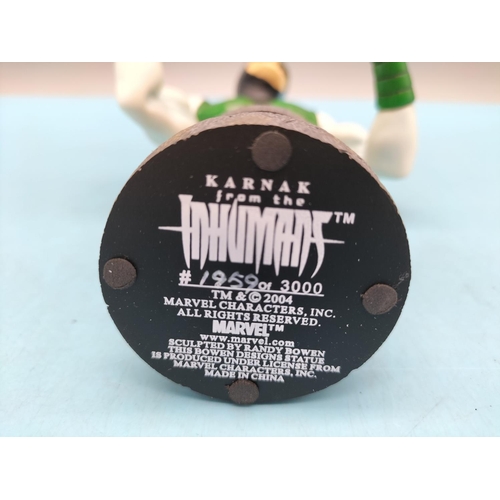 34 - Boxed Marvel Randy Bowen Design 'Karnak' Mini Bust 2004. Limited Edition 1959/3,000.