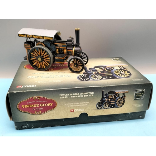 408 - Boxed Corgi Vintage Glory of Steam Limited Edition No 80104 'John Fowler B6 Road Locomotive.