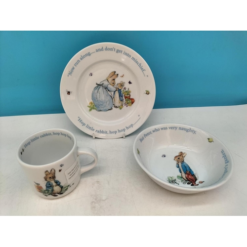 418 - New in Box Wedgwood Beatrix Potter 'Peter Rabbit' Breakfast Set.