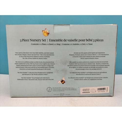 418 - New in Box Wedgwood Beatrix Potter 'Peter Rabbit' Breakfast Set.