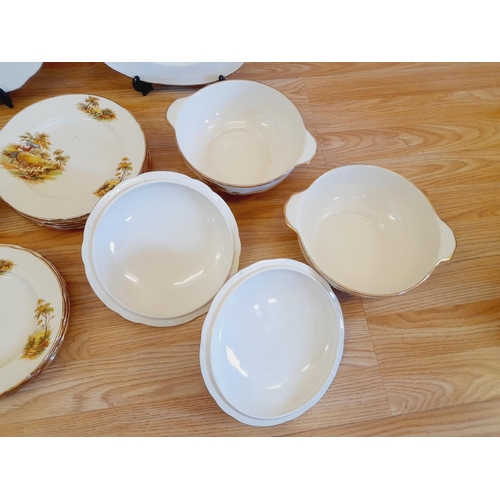 48 - Alfred Meakin 'Hay Ride' Pattern Part Dinner Service to include Lidded Tureens (2), Meat Platter, Di... 