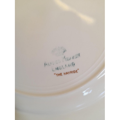 48 - Alfred Meakin 'Hay Ride' Pattern Part Dinner Service to include Lidded Tureens (2), Meat Platter, Di... 