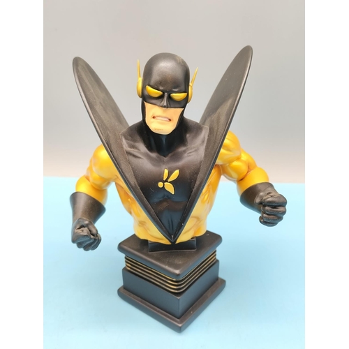 79 - Boxed Marvel Randy Bowen Design 'Yellow Jacket' Mini Bust. Limited Edition 470/2,000.