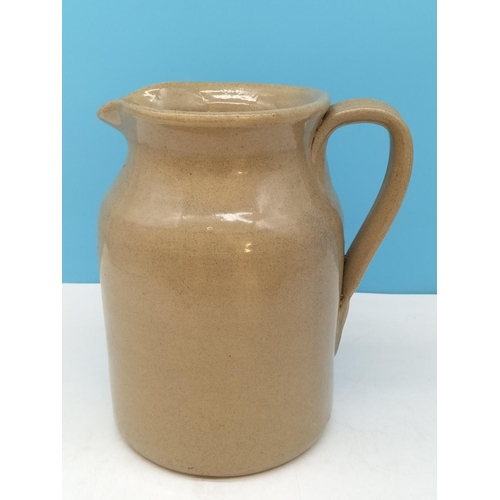 84 - Hillstonia Pottery Vase, Handled Jug and a Moira Pottery Jug. Tallest 30cm.