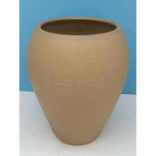 84 - Hillstonia Pottery Vase, Handled Jug and a Moira Pottery Jug. Tallest 30cm.