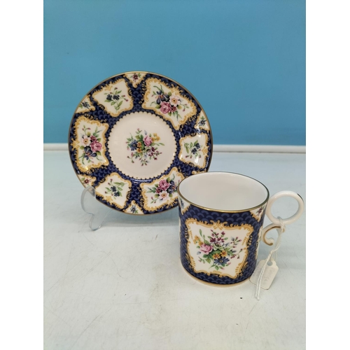 120 - Collection of Cabinet Cups and Saucers (6) to include Royal Worcester, Aynsley, Samuel Radford, Stan... 