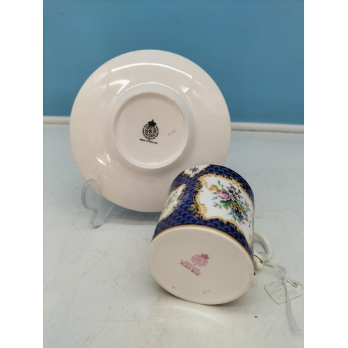 120 - Collection of Cabinet Cups and Saucers (6) to include Royal Worcester, Aynsley, Samuel Radford, Stan... 