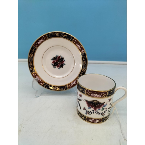 120 - Collection of Cabinet Cups and Saucers (6) to include Royal Worcester, Aynsley, Samuel Radford, Stan... 