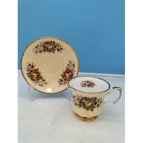 120 - Collection of Cabinet Cups and Saucers (6) to include Royal Worcester, Aynsley, Samuel Radford, Stan... 