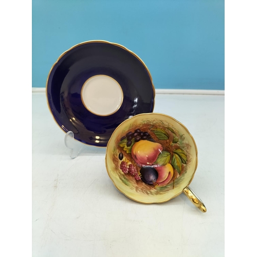 120 - Collection of Cabinet Cups and Saucers (6) to include Royal Worcester, Aynsley, Samuel Radford, Stan... 