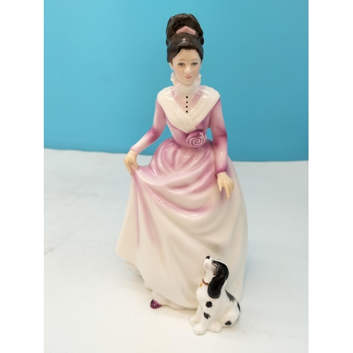 401 - Royal Doulton 22cm Lady Figure 'Good Companion' HN 3608.