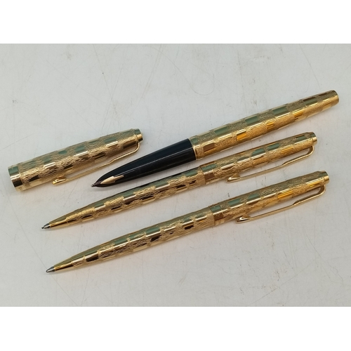 Vintage Parker 61 Cumulus Fountain Pen & Propelling Pencil Set Boxed ...
