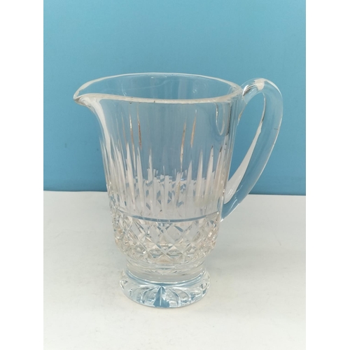 104 - Waterford Crystal Pitcher in the 'Maeve' Pattern plus a Glendore Pattern Candy Dish.